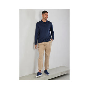 Biz Collection Men's Action Long Sleeve Polo Shirt P206ML