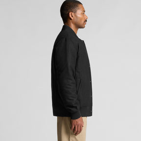 ascolour Men's Felt Bomber Jacket Black 5512