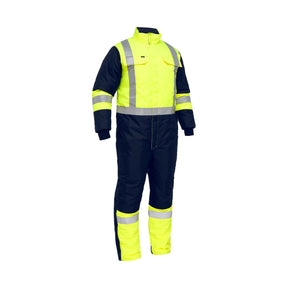 Bisley X Taped Two Tone Hi Vis Freezer Coverall BC6453T