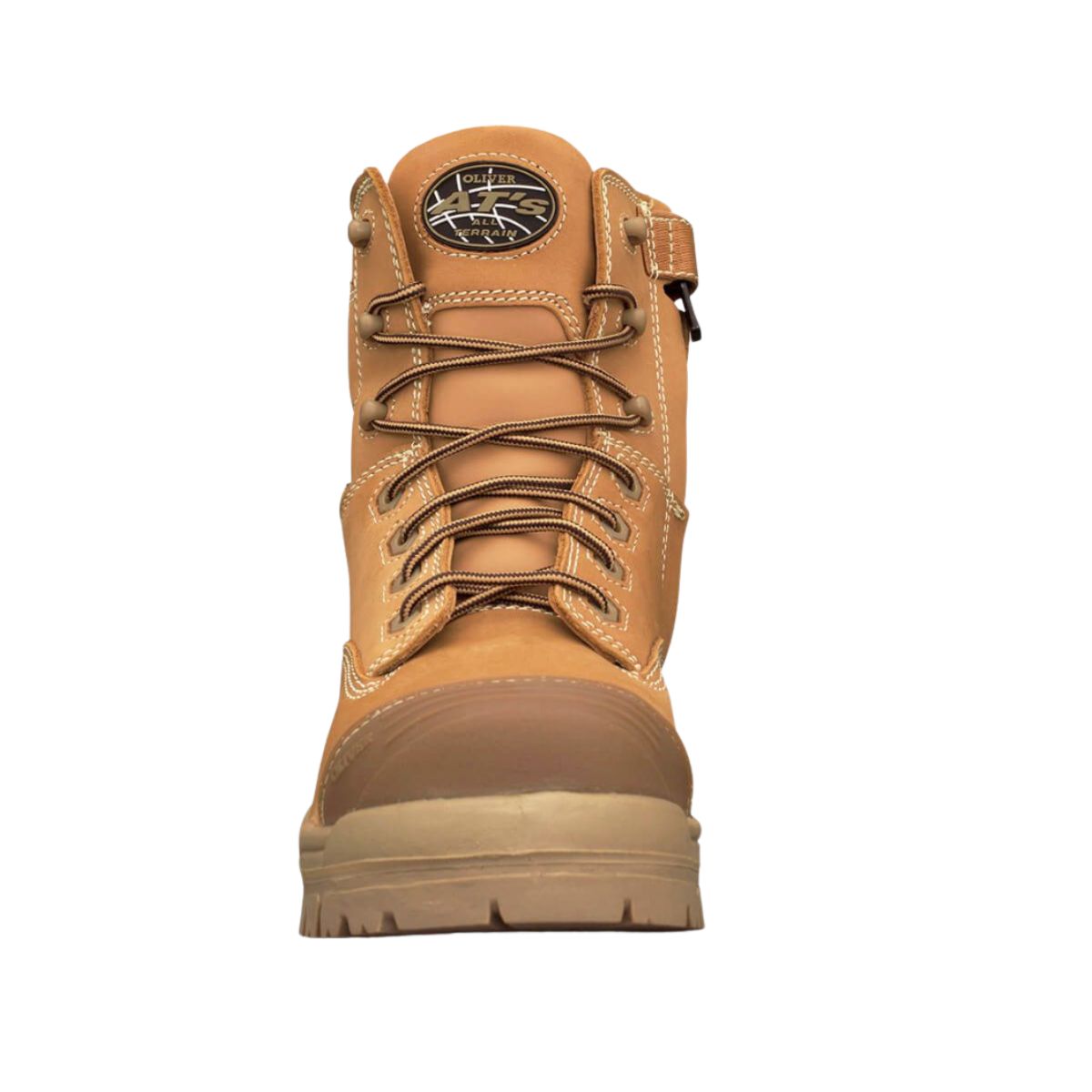 Oliver AT45 Series 150mm Wheat Zip Sided Safety Boot 45632Z