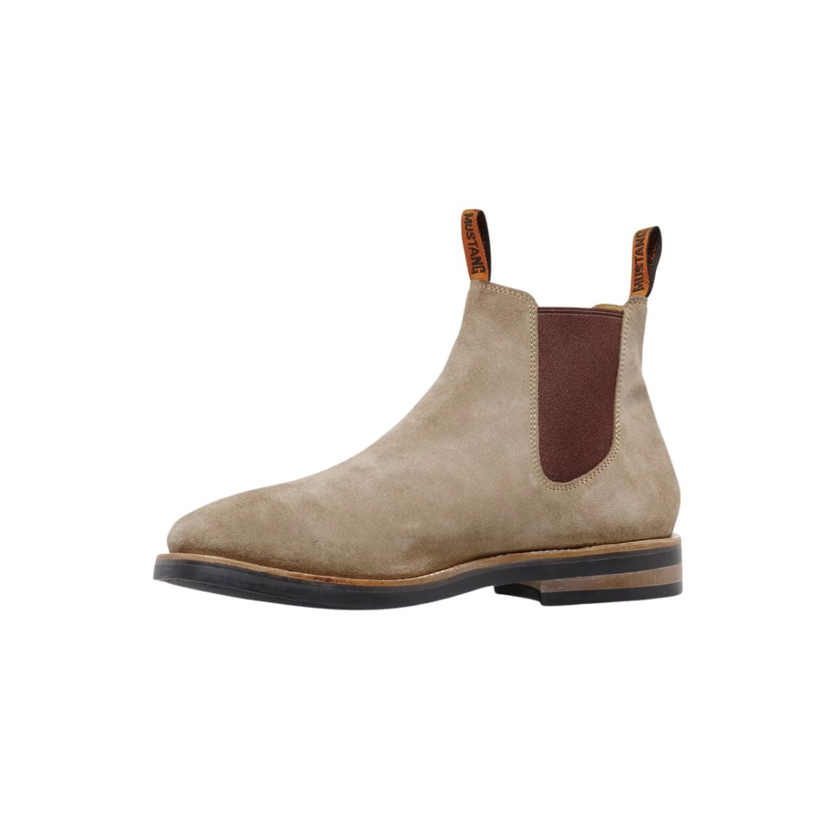 Hard Yakka Mustang Signature Pull-up Leather Boot - Taupe Suede Y61063