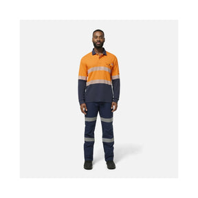 KingGee ShieldTEC FR Hi-Vis Spliced Polo With FR Tape K84008