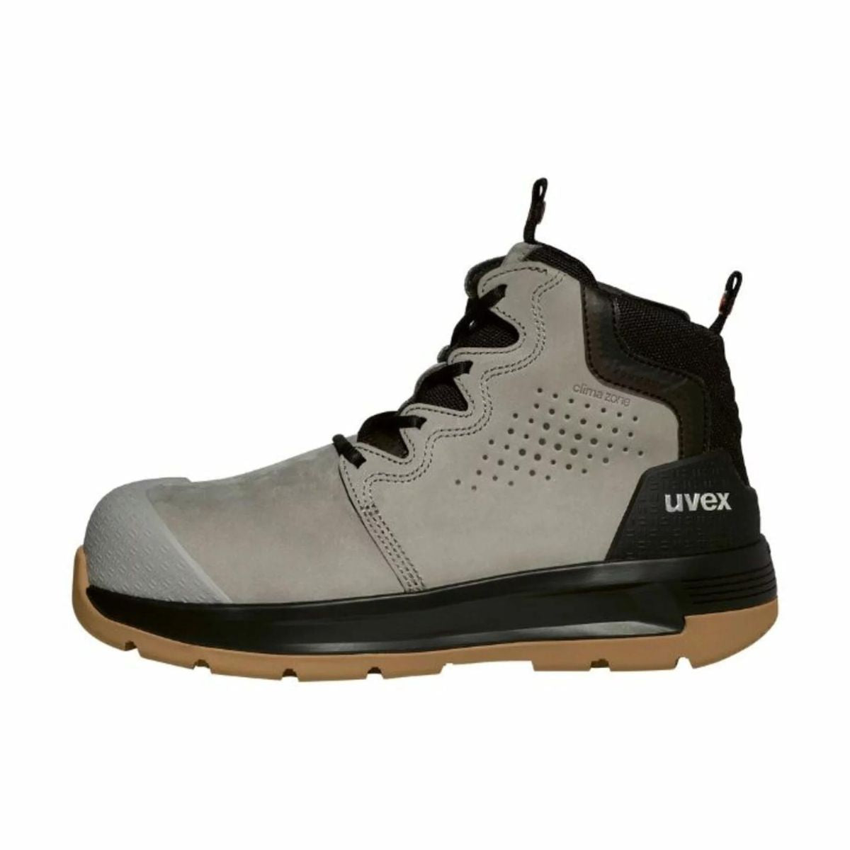 uvex 2 X-Flow Zip Work Boots Wolf Grey 65478