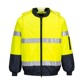 Portwest Hi-Vis Bomber Jacket with Tape MJ504