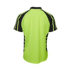 JB's Wear Hi Vis Short Sleeve Spider Polo 6HSP