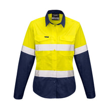 Syzmik Women's Rugged Cooling HI Vis Taped Long Sleeve Shirt ZW720