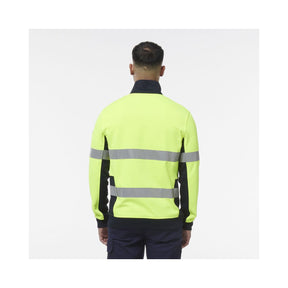 KingGee Hi Vis Reflective 1/4 Zip Fleece K55040