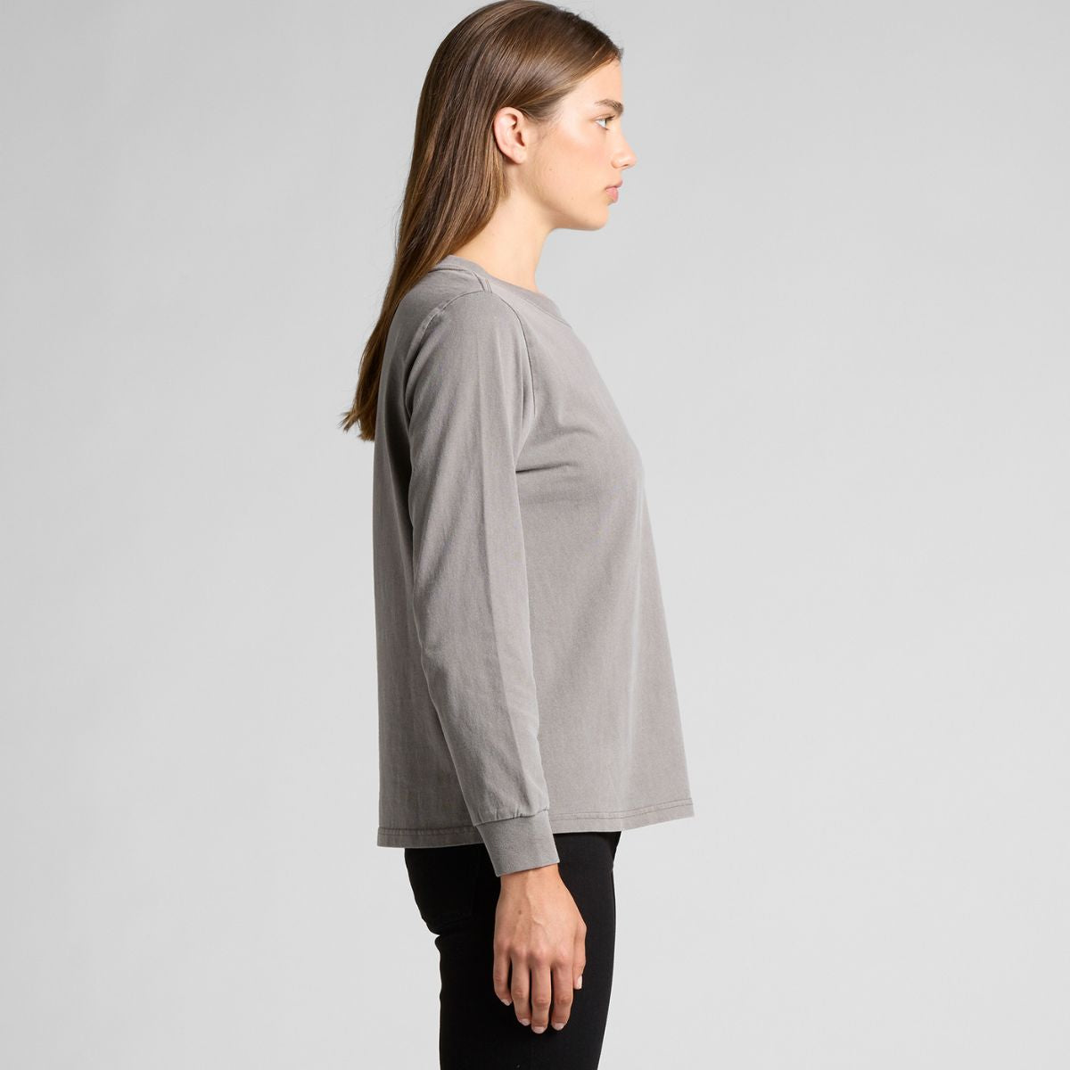 ascolour Women's Heavy Faded L/S Tee 4083