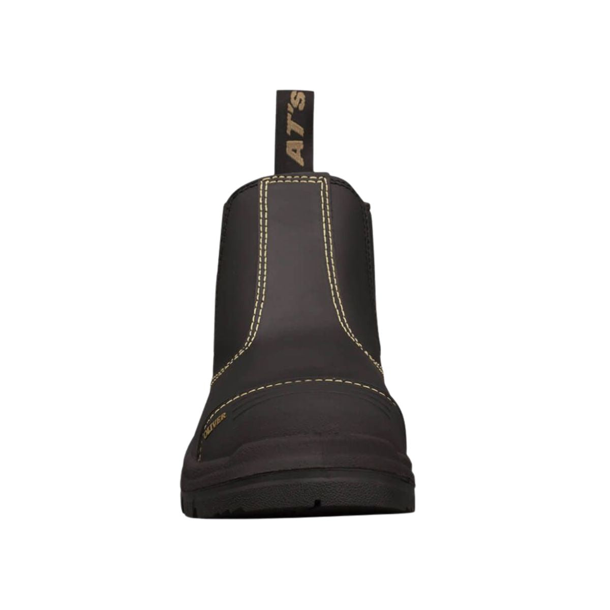 Oliver AT55 Series Black Elastic Sided Slip On Safety Boot 55320