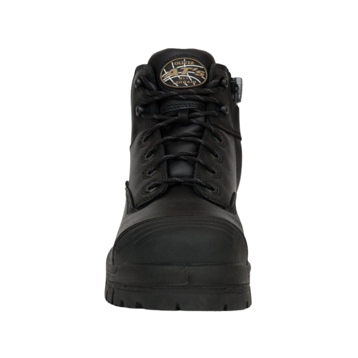 Oliver AT45 Series 130mm Black Zip Sided Safety Boot 45640Z