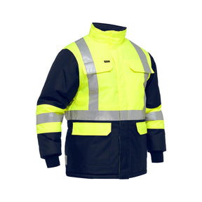 Bisley X Taped Two Tone Hi Vis Freezer Jacket BJ6450T