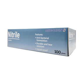 Disposable Heavy Duty Nitrile Powder Free Glove (Box of 100 Pairs)