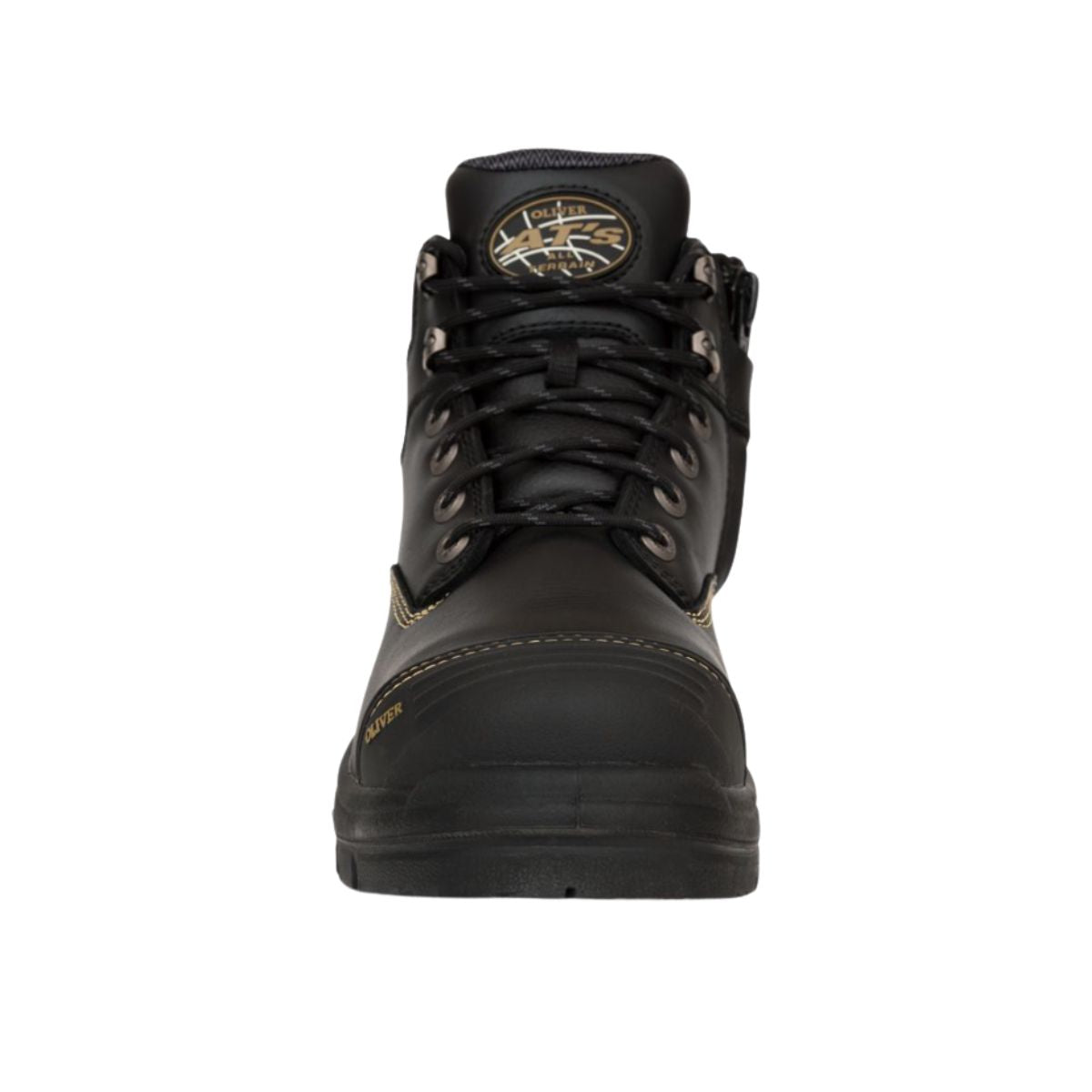 Oliver AT55 Series 130mm Black Zip Sided Safety Boot 55340Z