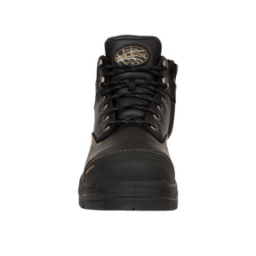 Oliver AT55 Series 130mm Black Zip Sided Safety Boot 55340Z