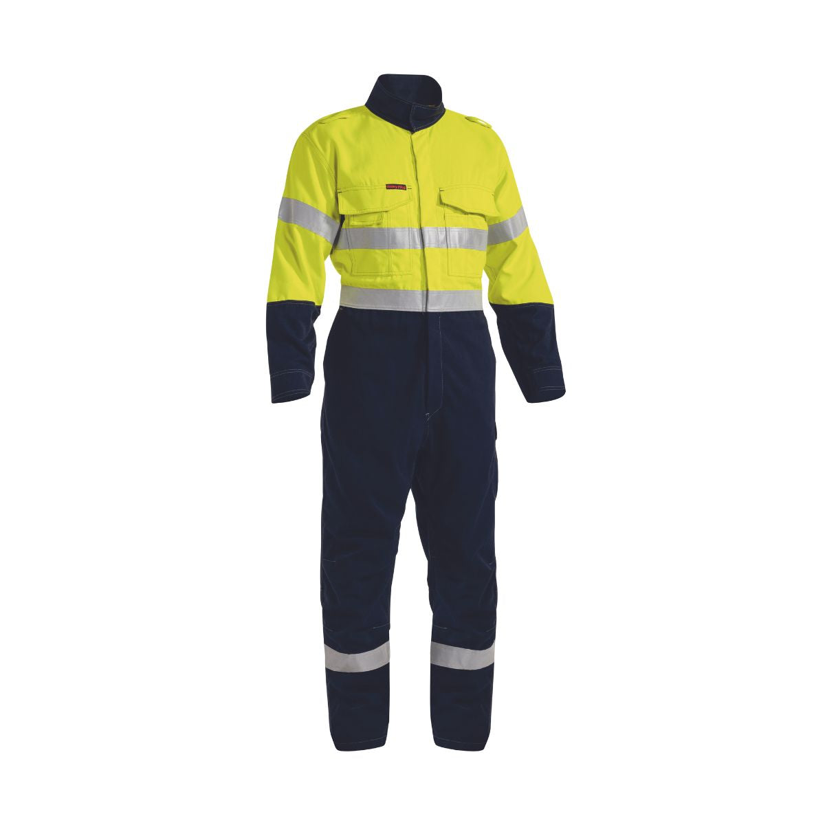 Bisley Tencate Tecasafe® Plus 700 Taped Hi Vis FR Vented Coverall BC8086T