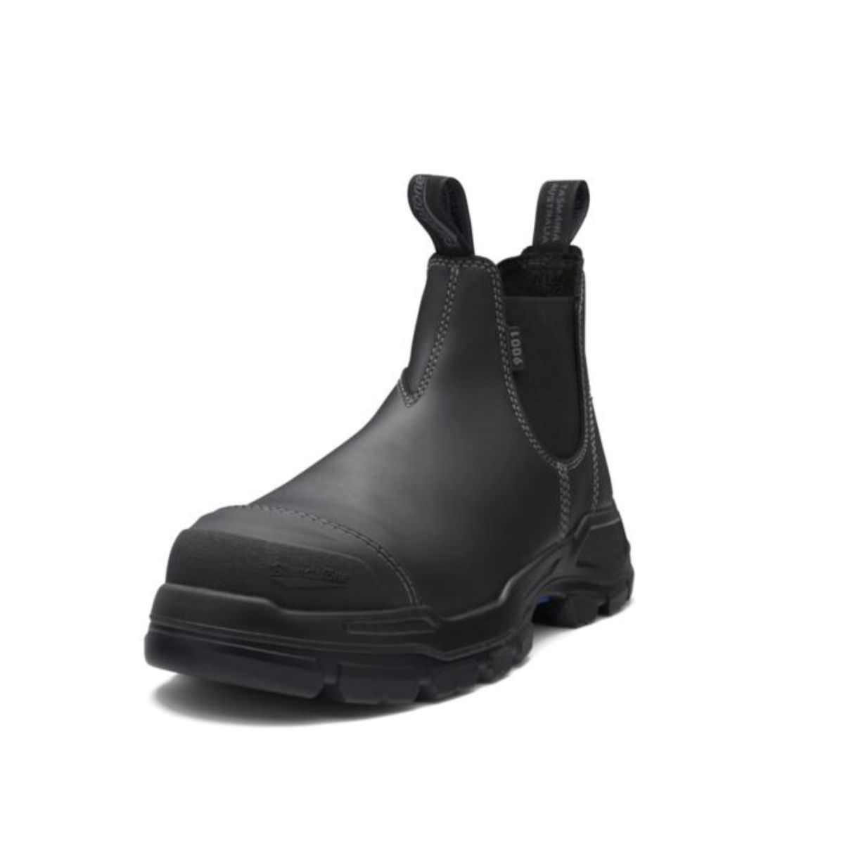 Blundstone Unisex Rotoflex Elastic Side - Slip on Safety Boots - Black #9001