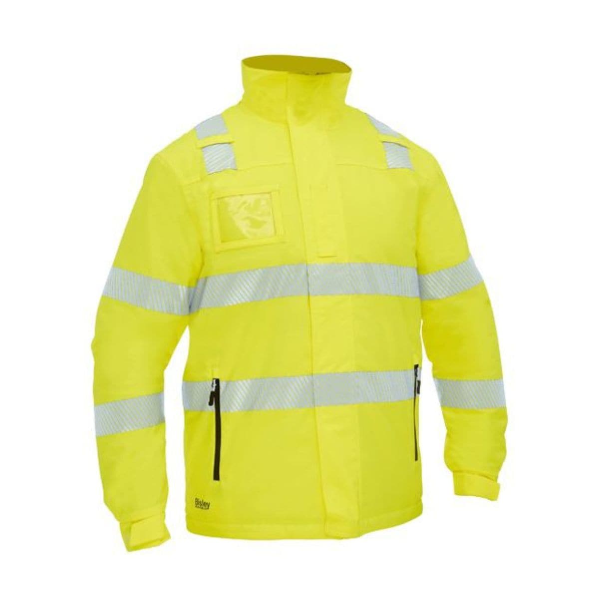 Bisley Taped Hi Vis Heated Jacket With Hood BJ6842T