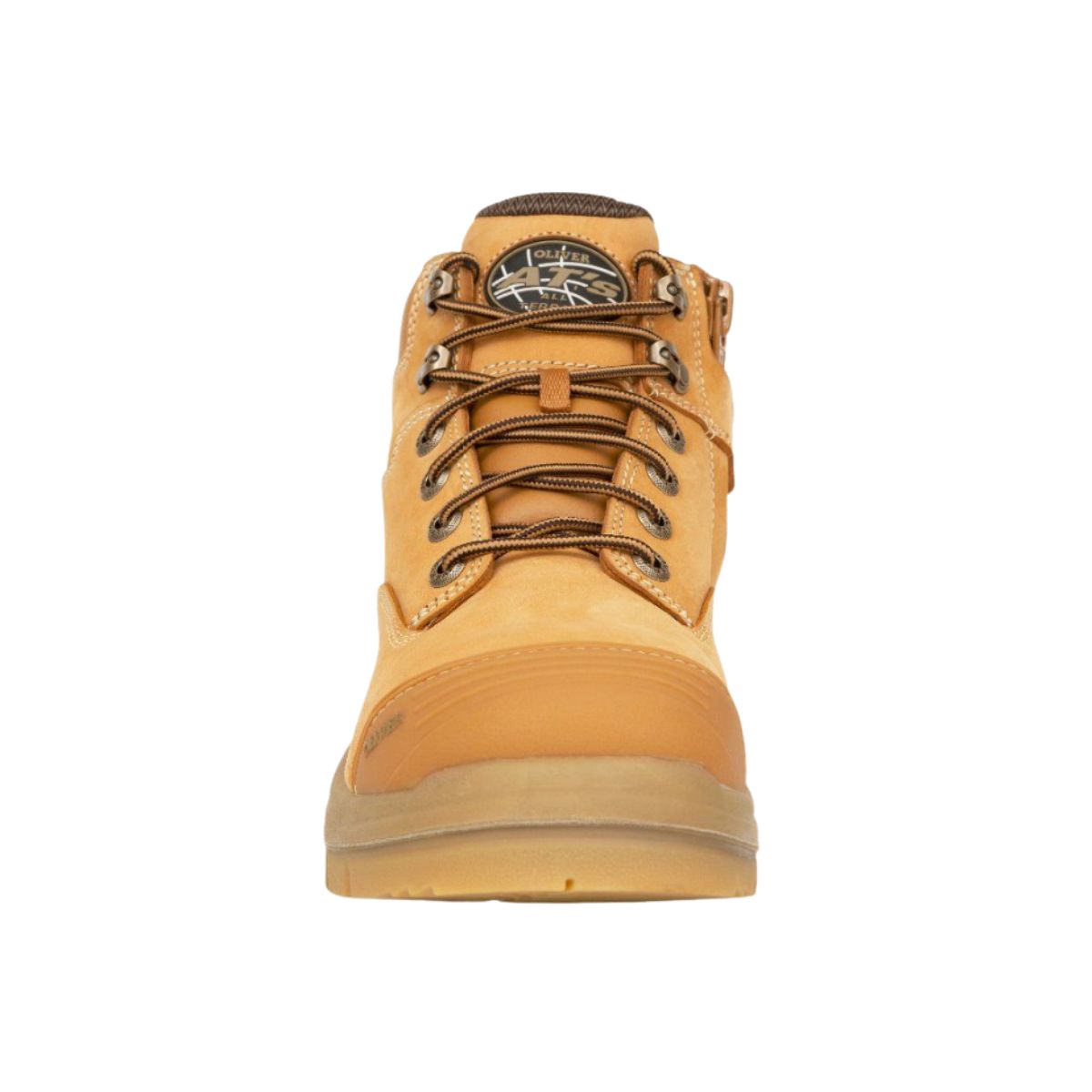 Oliver AT55 Series 130mm Wheat Zip Sided Safety Boot 55330Z
