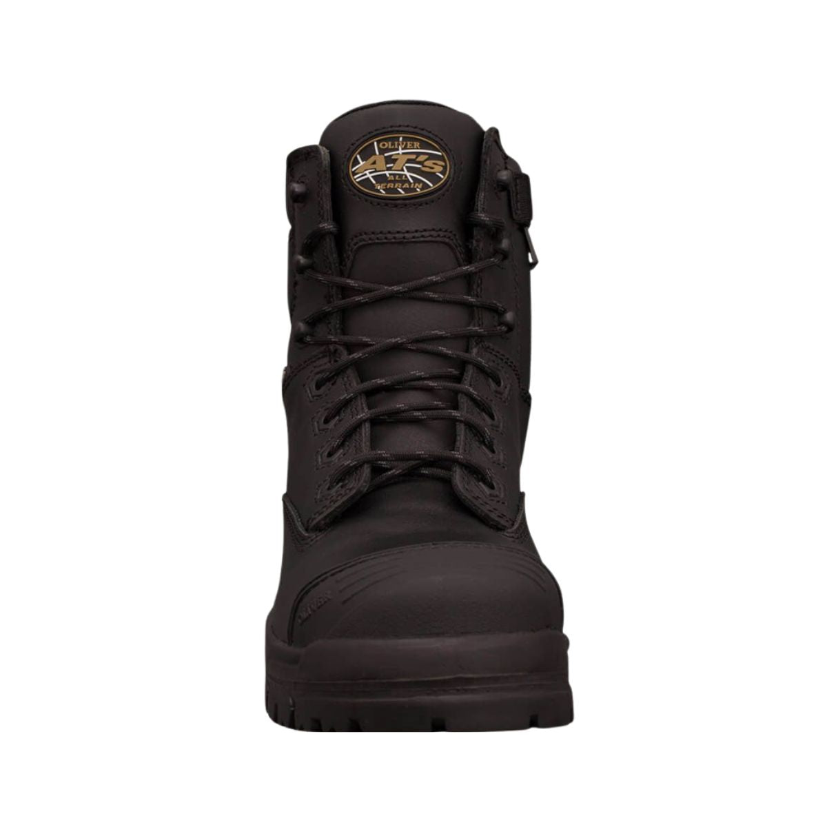 Oliver AT45 Series 150mm Black Zip Sided Safety Boot 45645Z