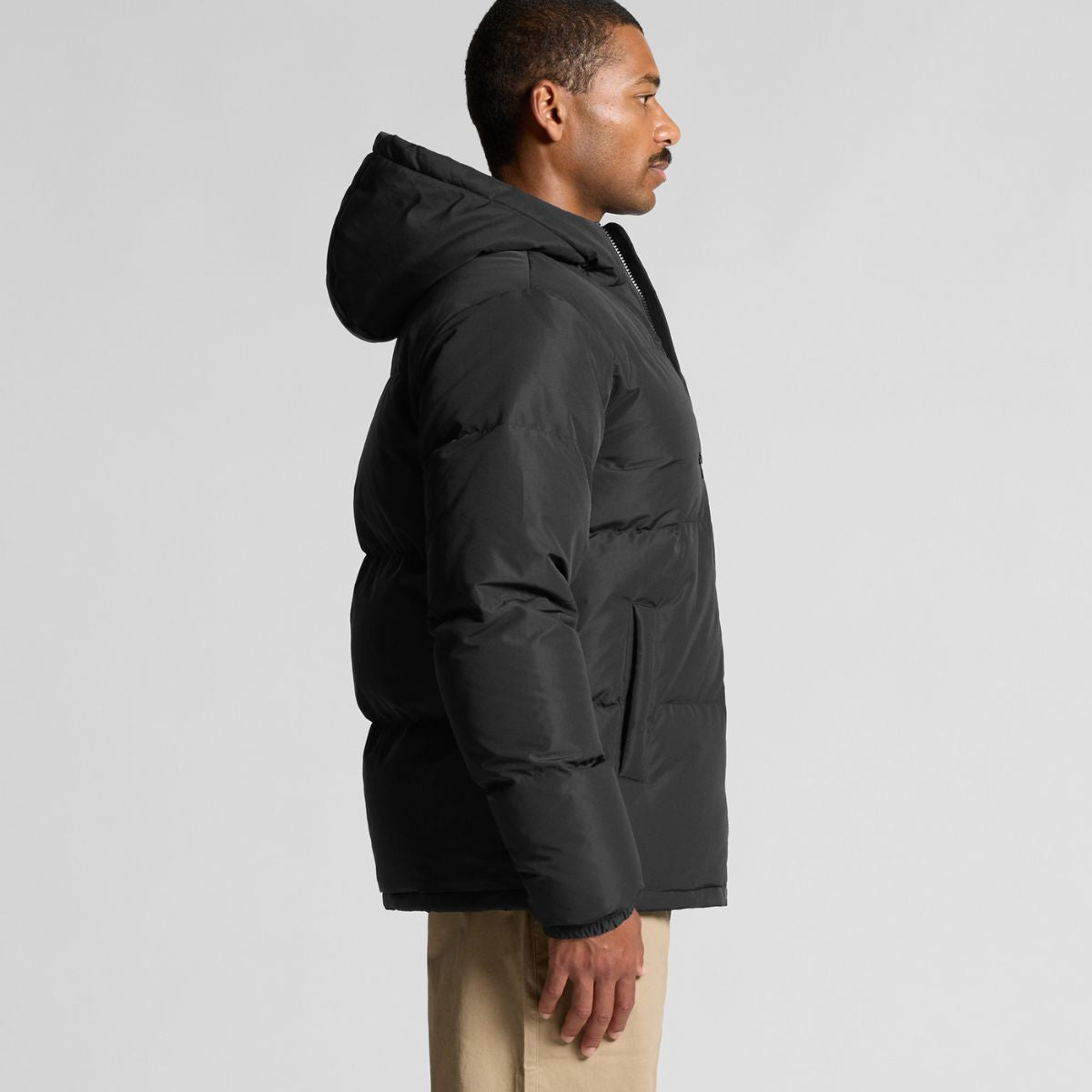 ascolour Men's Hooded Puffer Jacket 5590