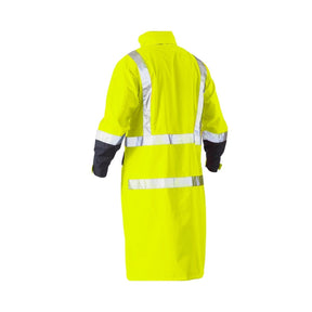 Bisley Taped Hi Vis Long Rain Coat BJ6961T