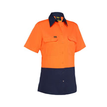 Bisley Women's Hi Vis Cool Lightweight Short Sleeve Drill Shirt BL1895