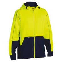 Bisley Hi Vis Zip Front Fleece Hoodie BK6819