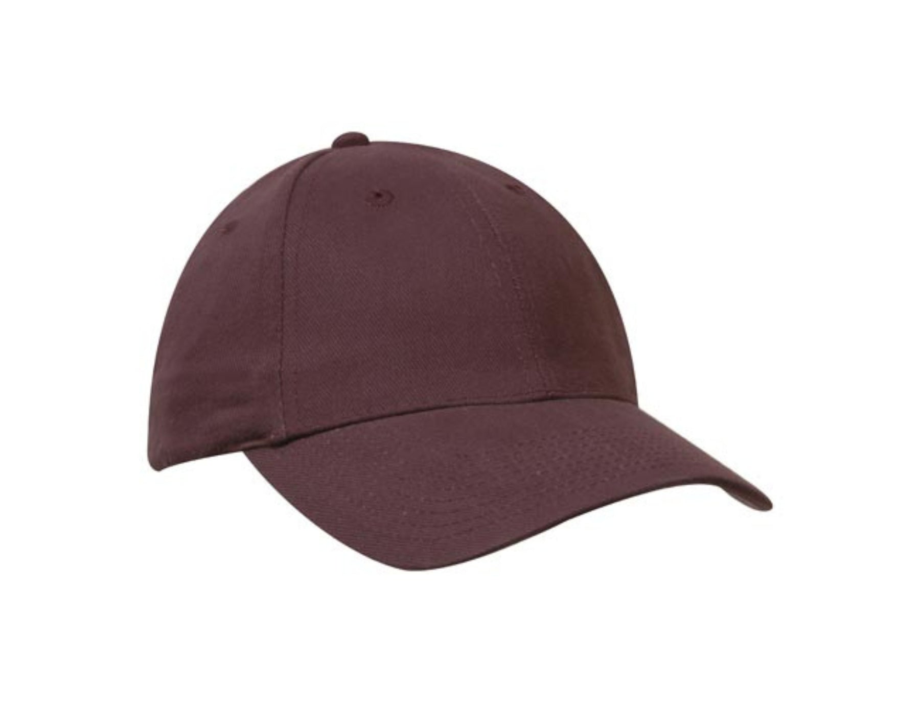 Heavy Brushed Cotton 6 Panel Low Profile Cap 4199