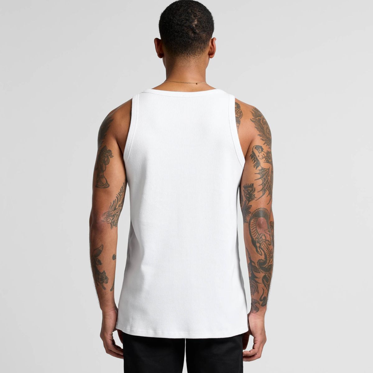 ascolour Men's Organic Rib Singlet 5063G