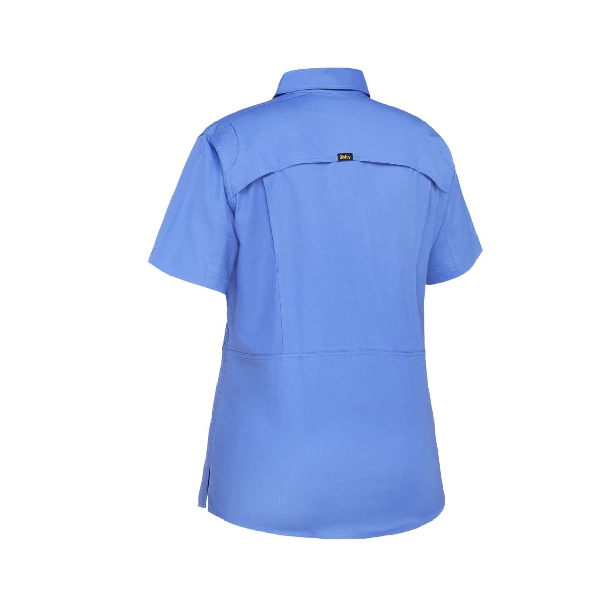 Bisley Mens X Airflow™ Ripstop Work Shirt Short Sleeve-(BS1414