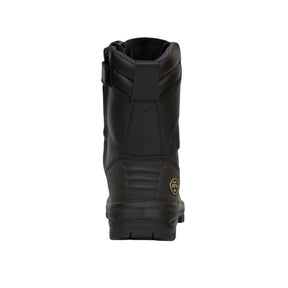 Oliver AT55 Series 200mm Hi-Leg Black Zip Sided Safety Boot 55380