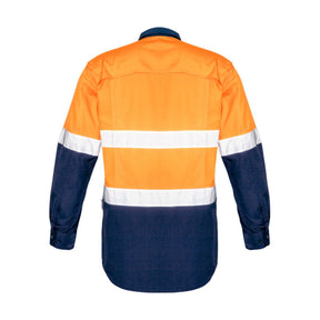 Syzmik Men's Rugged Cooling HI Vis Taped Long Sleeve Shirt ZW129