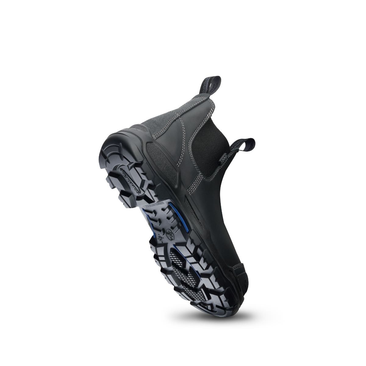 Blundstone Unisex Rotoflex Elastic Side - Slip on Safety Boots - Black #9001