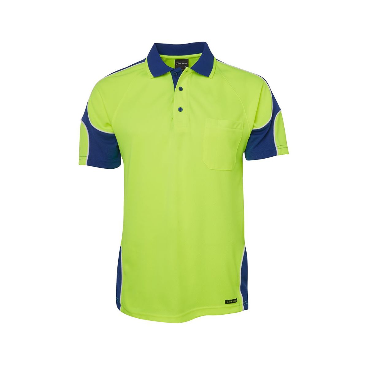 JB's Wear HI VIS Short sleeve Arm Panel Polo