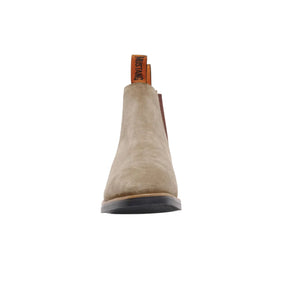 Hard Yakka Mustang Signature Pull-up Leather Boot - Taupe Suede Y61063