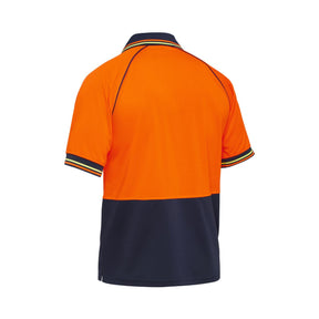 Bisley Two Tone Hi Vis V-Neckpolo BK1440