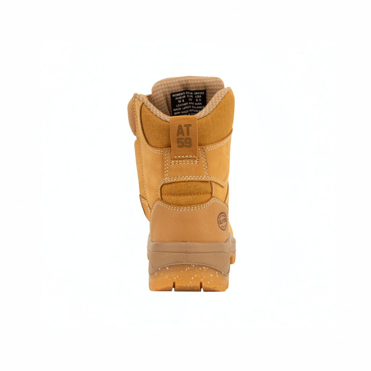 Oliver AT59 Series Women's 150mm Wheat Zip Sided Safety Boot 59433Z