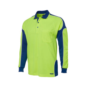 JB's Hi Vis L/S Arm Panel Polo 6AP4L