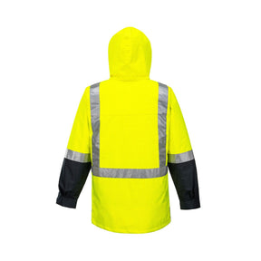Portwest Huski Amp Hi-Vis Contrast Rain Jacket K8005