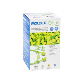 Moldex Glide® Corded Foam Twist and Push-In Earplug 6945, NRR 30dB (Box of 100)