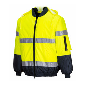 Portwest Hi-Vis Bomber Jacket with Tape MJ504