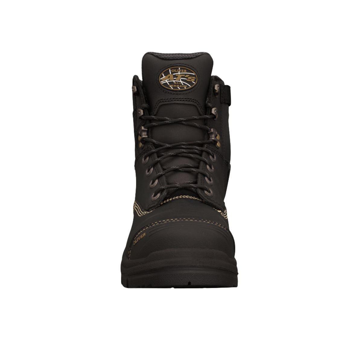 Oliver AT55 Series 150mm Black Zip Sided Safety Boot 55345Z