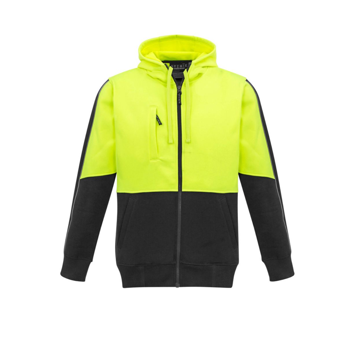 Syzmik Unisex Hi Vis Full Zip Hoodie ZT485