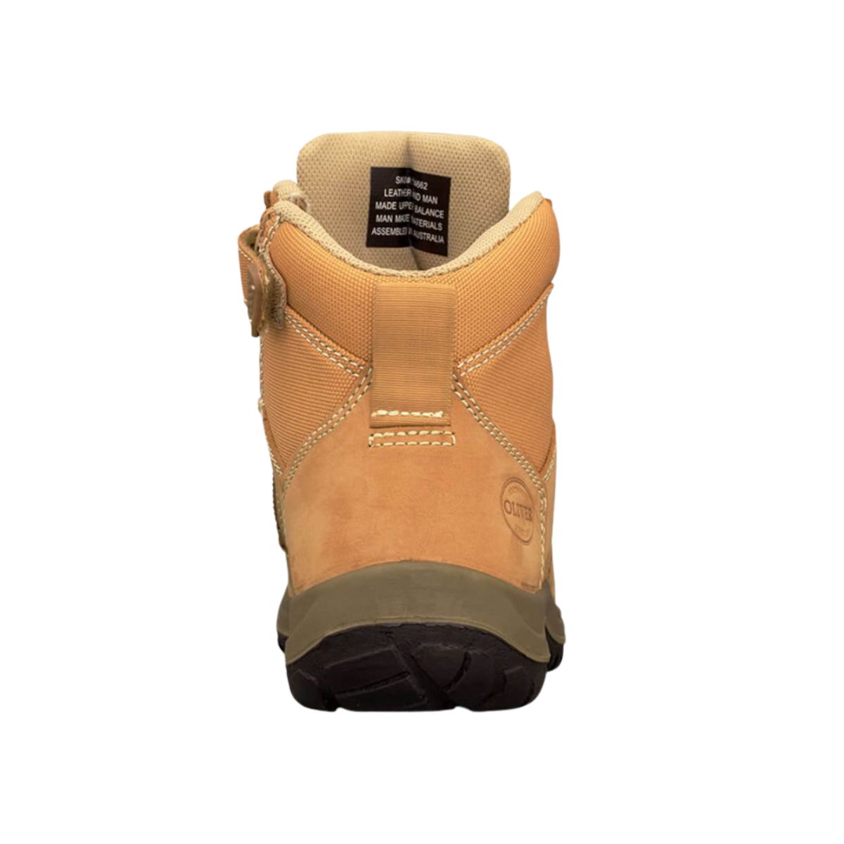 Oliver WB34 Series Wheat Zip Sided Lace Up Safety Boot