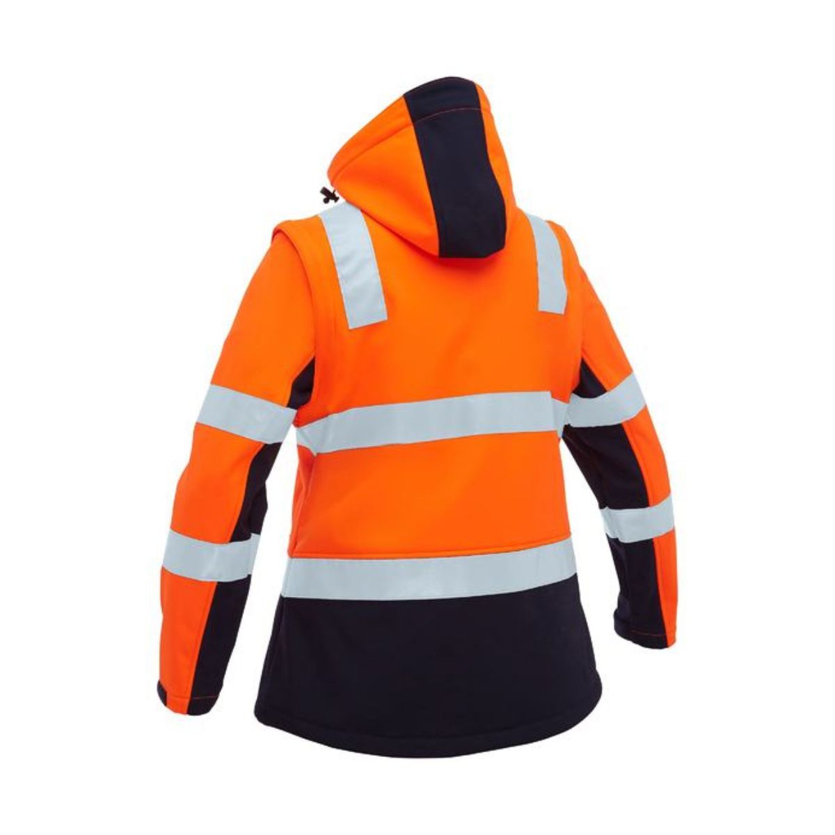 Bisley Women's Taped Two Tone Hi Vis 3 in 1 Soft Shell Jacket BJL6078T