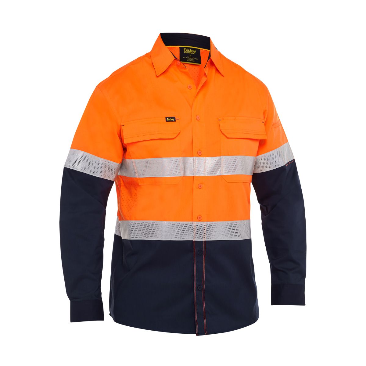 Bisley X Airflow™ Hi Vis Taped Stretch Ripstop Shirt BS6491T