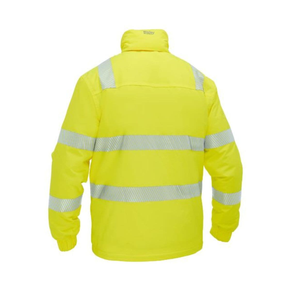 Bisley Taped Hi Vis Heated Jacket With Hood BJ6842T