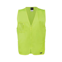 JB's Hi Vis Zip Safety Vest 6HVSZ (Each)