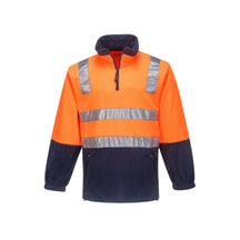 Portwest MF215 - Hi-Vis Contrast 1/4 Zip Polar Fleece