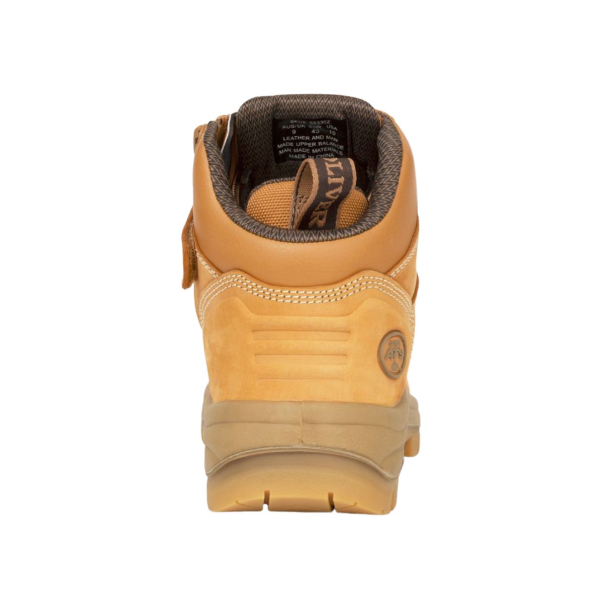 Oliver AT55 Series 130mm Wheat Zip Sided Safety Boot 55330Z